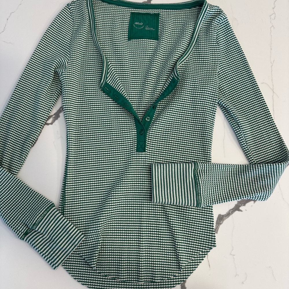 AERIE henley long sleeve